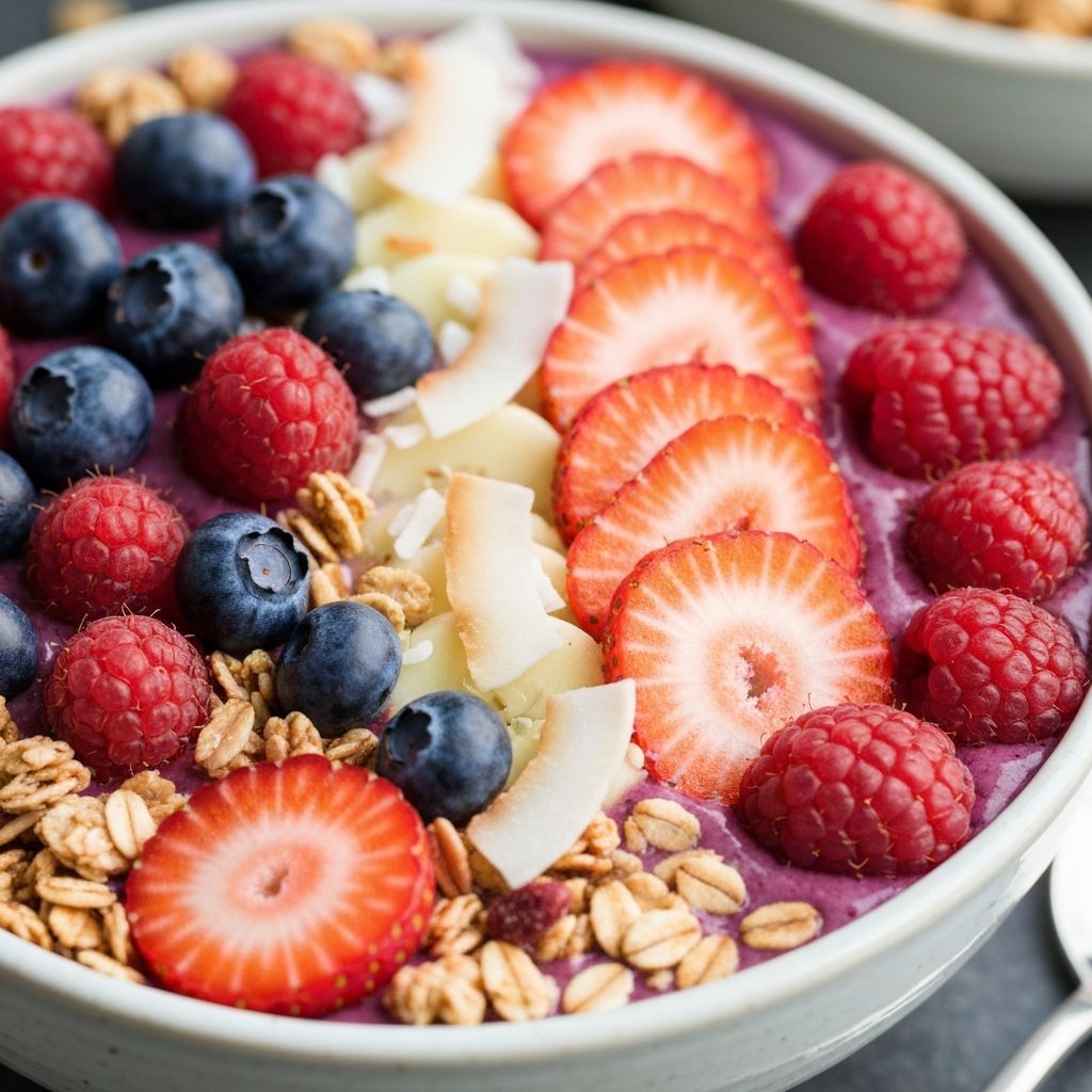 Healthy smoothie bowl